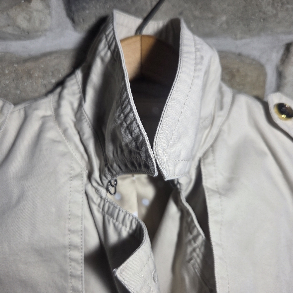 Banana Republic Off-White Trench Coat View 5